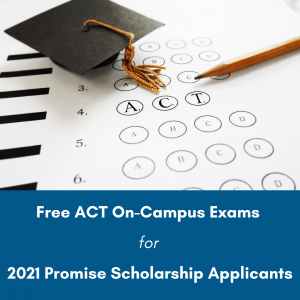 Graphic of a test form, a pencil, and a graduation cap
