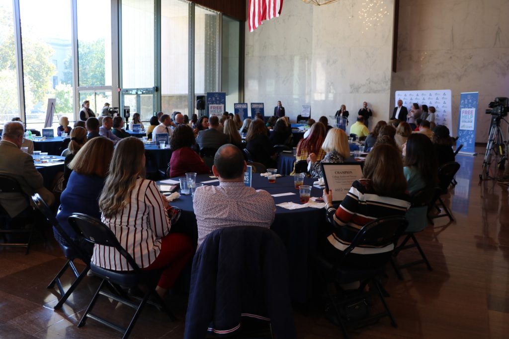 Principals, counselors and staff from the 38 Champions of College Access and Success gathered for an awards ceremony in Charleston.