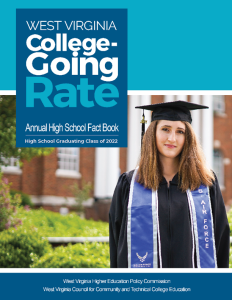 Image of the cover of the 2023 College Going Rate Fact Book.